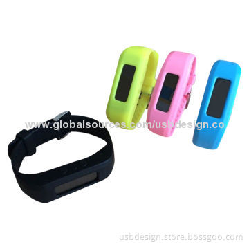 Bright Color Soft TPU Intelligent Bracelets with Pedometer and Sleep Monitor